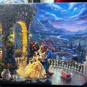 Thomas Kinkade Disney Beauty and the Beast 8" x 10"